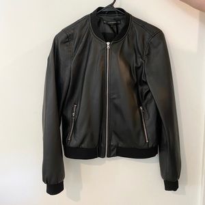 ZARA Bomber Jacket with Zips (M)